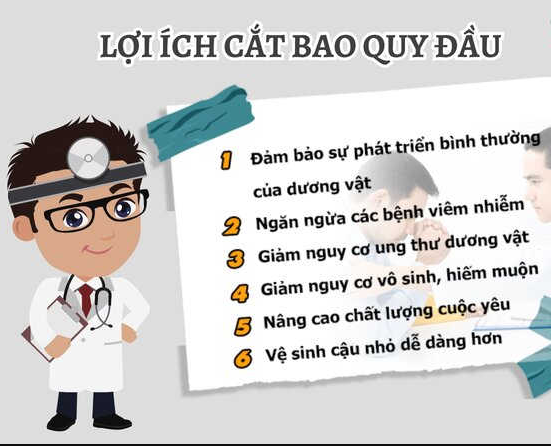 Cắt bao quy đầu đem tới sức khỏe vượt trội cho phái mạnh