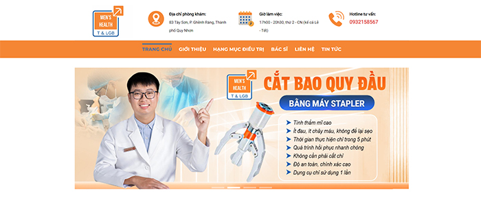Cắt bao quy đầu tại Bình Định