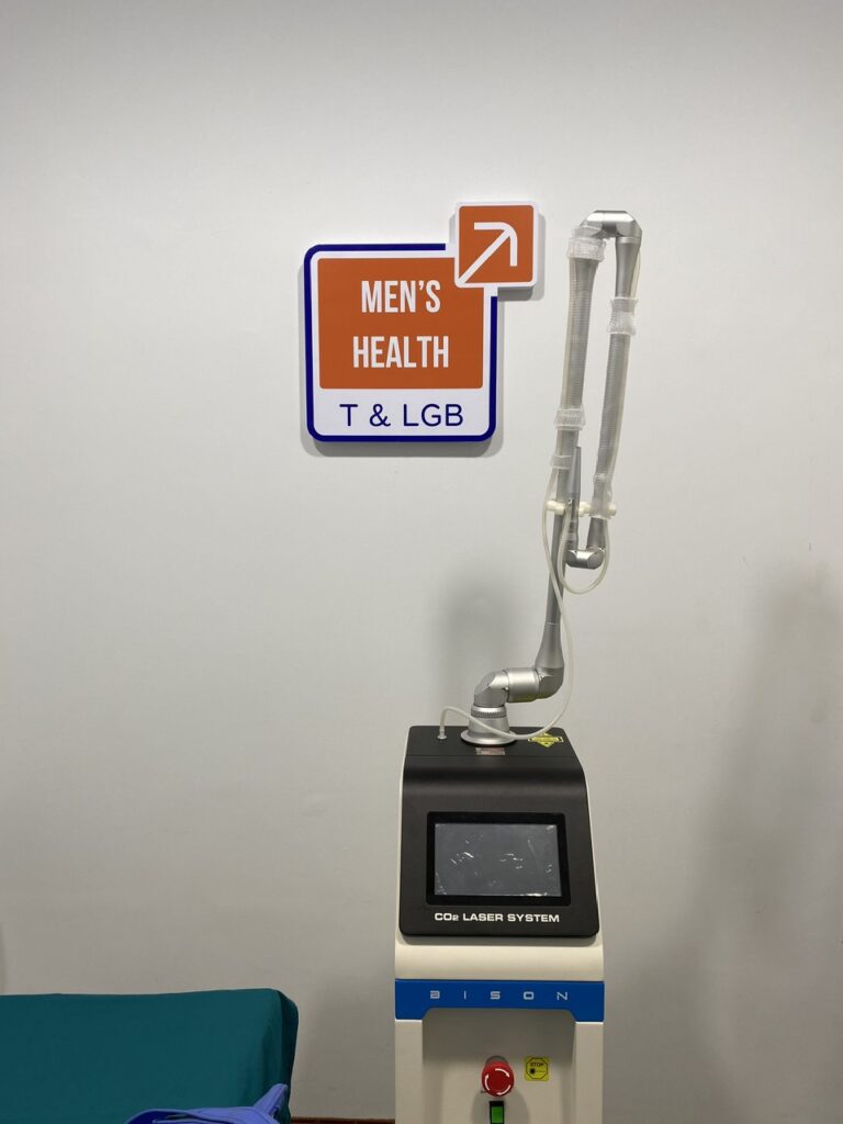 sử dụng máy phẫu thuật laser co2